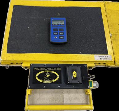 "Modern digital indication system upgrade for Intercomp LP25 aircraft weighing platforms."